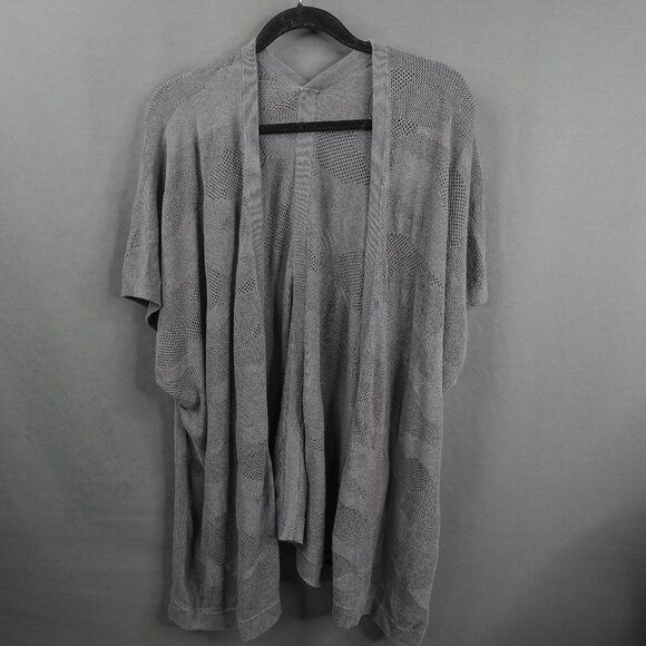 Lululemon Cardigan OS Gray Find Your Light Wrap Cozy Oversize Quiet Luxury - Picture 1 of 10